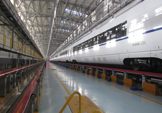 Hot air heaters from the Netherlands defrost Chinese high-speed trains 
